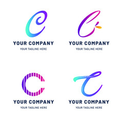 Collection of C Logo Template