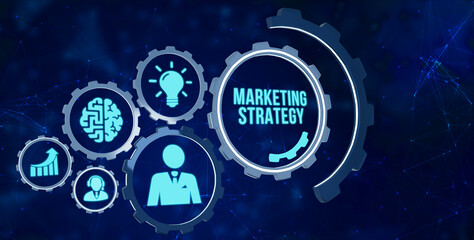 Internet, business, Technology and network concept. Digital Marketing content planning advertising strategy concept