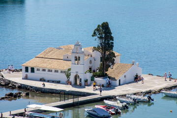 the church of Panagia Vlahernon at Corfu island in Greece