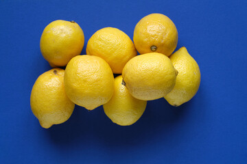 Fresh ripe lemons