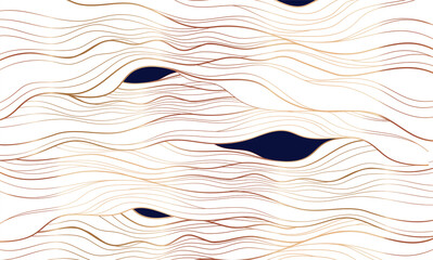 Golden line on white abstract elegant texture. Vip luxury vector background.