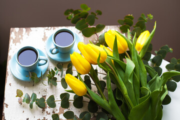 freshly brewed coffee