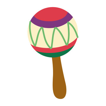 colorful maraca musical instrument clip art preview