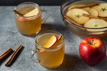 Refreshing Boozy Apple Cider Cocktail Punch