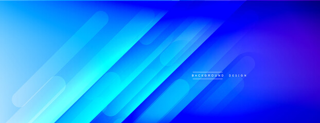 Dynamic lines abstract background. 3D shadow effects and fluid gradients. Modern overlapping forms