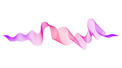 Abstract backdrop with wave gradient lines