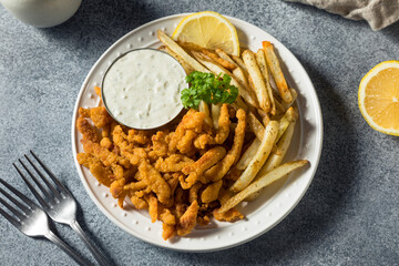 Homemade Fried Clam Strips