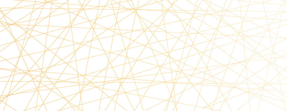 Abstract Texture Of Gold Lines On White Background