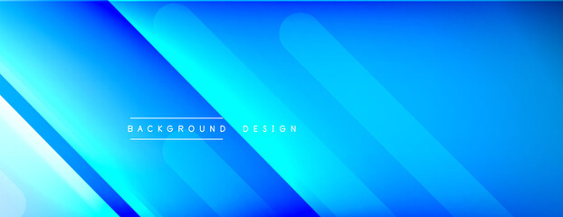 Fototapeta premium Dynamiczne linie abstrakcyjnego tła. Trójwymiarowe efekty cienia i płynne gradienty. Nowoczesne, nakładające się formy.