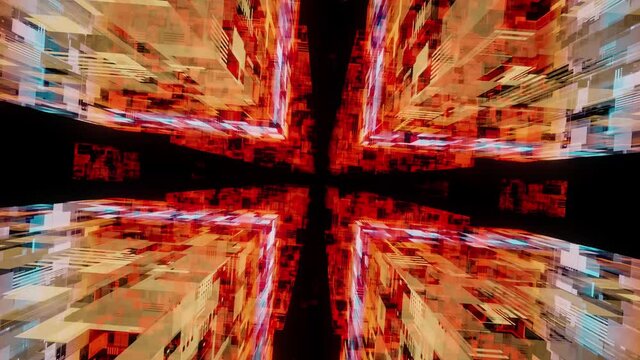 form visualisierung musik konzert endlos abstrakt hintergrund futuristisch geometrisch