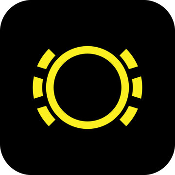 Brake Pad car warning light symbol
