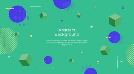 Geometric abstract background. Modern abstract background. Very useable for landing page, website, banner, poster, event, etc.
