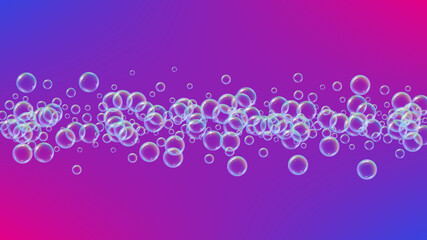 Soap cleaning foam background. Shampoo bubbles and suds.