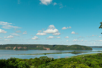Vista desde el Mirador La Mano del indio en Nueva Alborada, Itapúa Paraguay