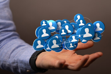 conference team work connection digital concept