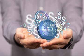 Labor Law Lawyer Legal Business Internet Technology Concept