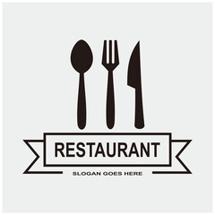 estaurant vector icon logo design