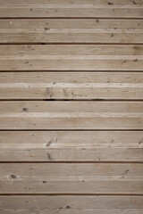Fototapeta na wymiar Horizontal wooden planks texture. Natural building material.