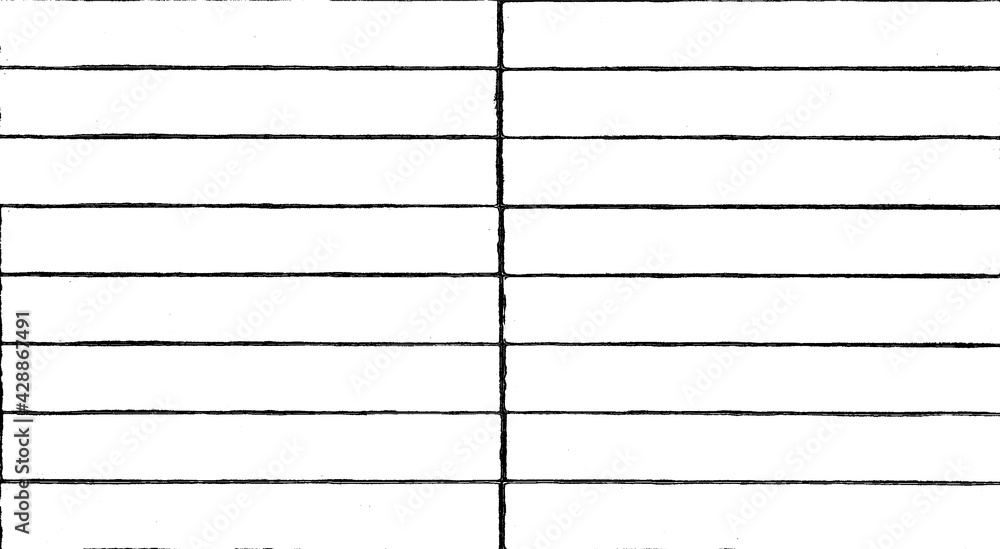 Aufkleber Slim lines texture. Parallel and intersecting lines abstract pattern. Abstract textured effect. Black isolated on white background.Vector illustration. EPS10.