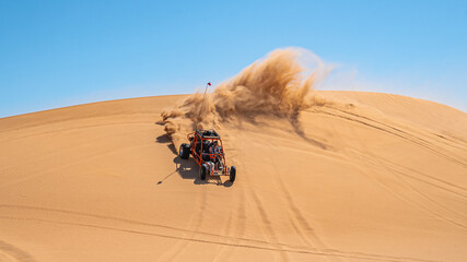 Dune Buggy In the Desert - Powered by Adobe