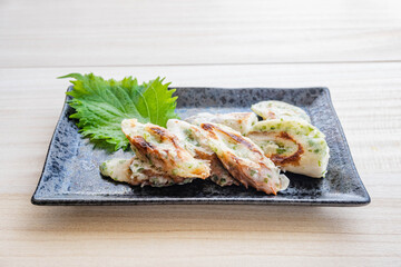 ちくわの磯辺焼き　米粉