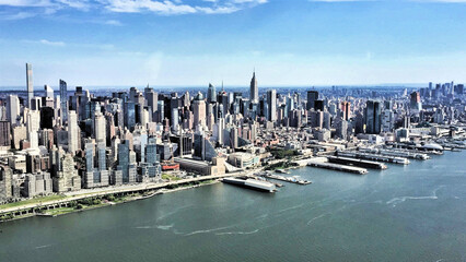 Obraz premium A panoramic view of New York