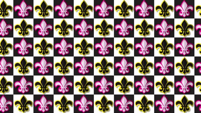 Fleur de lis pattern