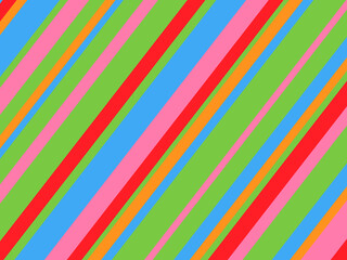 Seamless pattern of bright colored stripes. Vector illustration