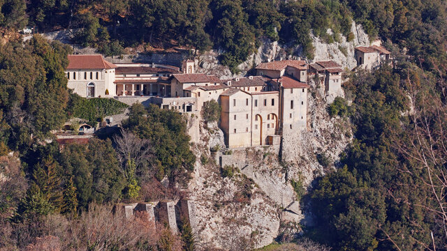 Greccio, the shrine of st. francis