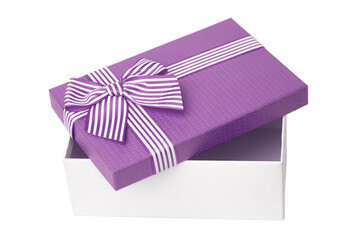 Gift box with ribbon and bow
