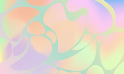 Abstract pastel background with twisted bubbles texture. Tie dye colorful print.