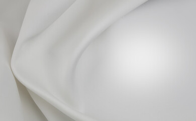 White silk fabric lines