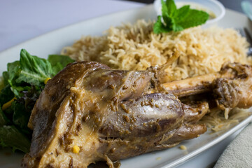 fried pork with rice