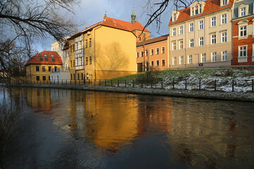 Tenement on the river - Bydgoszcz, Poland