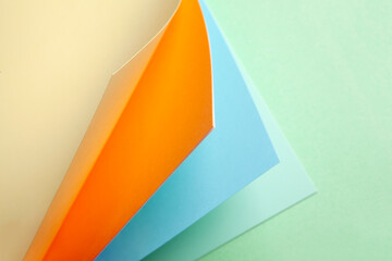 Abstract geometric pattern background with paper