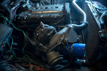 tuning and increasing engine power turbocharging installation