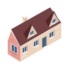 isometric home building