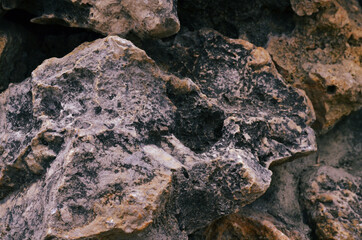 Detalle de textura de roca - background