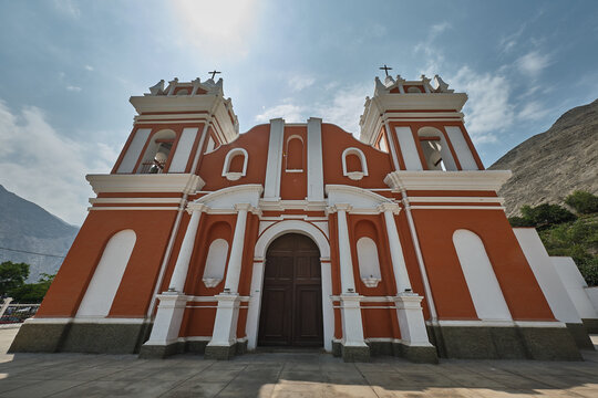 Iglesia de Lunahuan&aacute;, Lima, Per&uacute;.