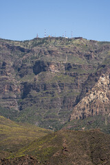 Fototapeta premium The Pico de las Nieves on Gran Canaria