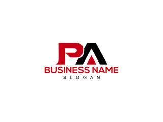PA Letter Logo, pa logo icon vector for business - obrazy, fototapety, plakaty