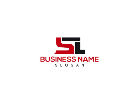 SL Letter Logo, sl logo image vector for business