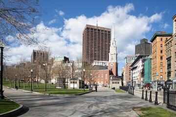 Fototapeta na wymiar Boston, MA - April 8 2021: