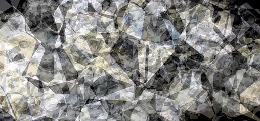 Chaotic mozaic abstract background of polygons