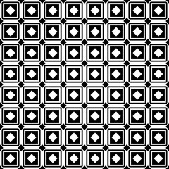 Tile with rhombuses. Simple monochrome ornament.