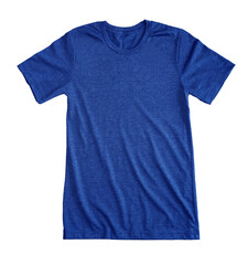 Blue Heather Tee Shirt Blank