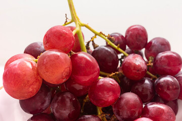bunch of red grapes