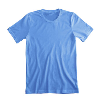 Sky Blue Tee Shirt Blank 