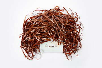 Funny Face with old school Audio Tape
