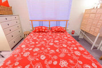 Beautiful and modern home and hotel bedroom interior design.